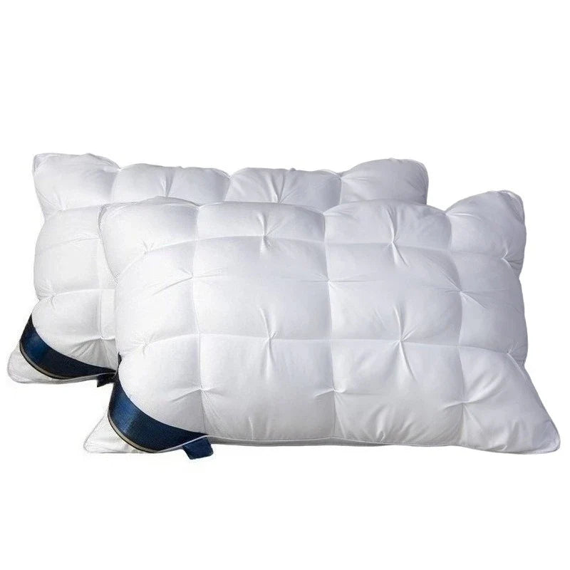 Luxury Hotel Grade Soft Neck Support Pillows Deep Sleep Breathable Pillow White