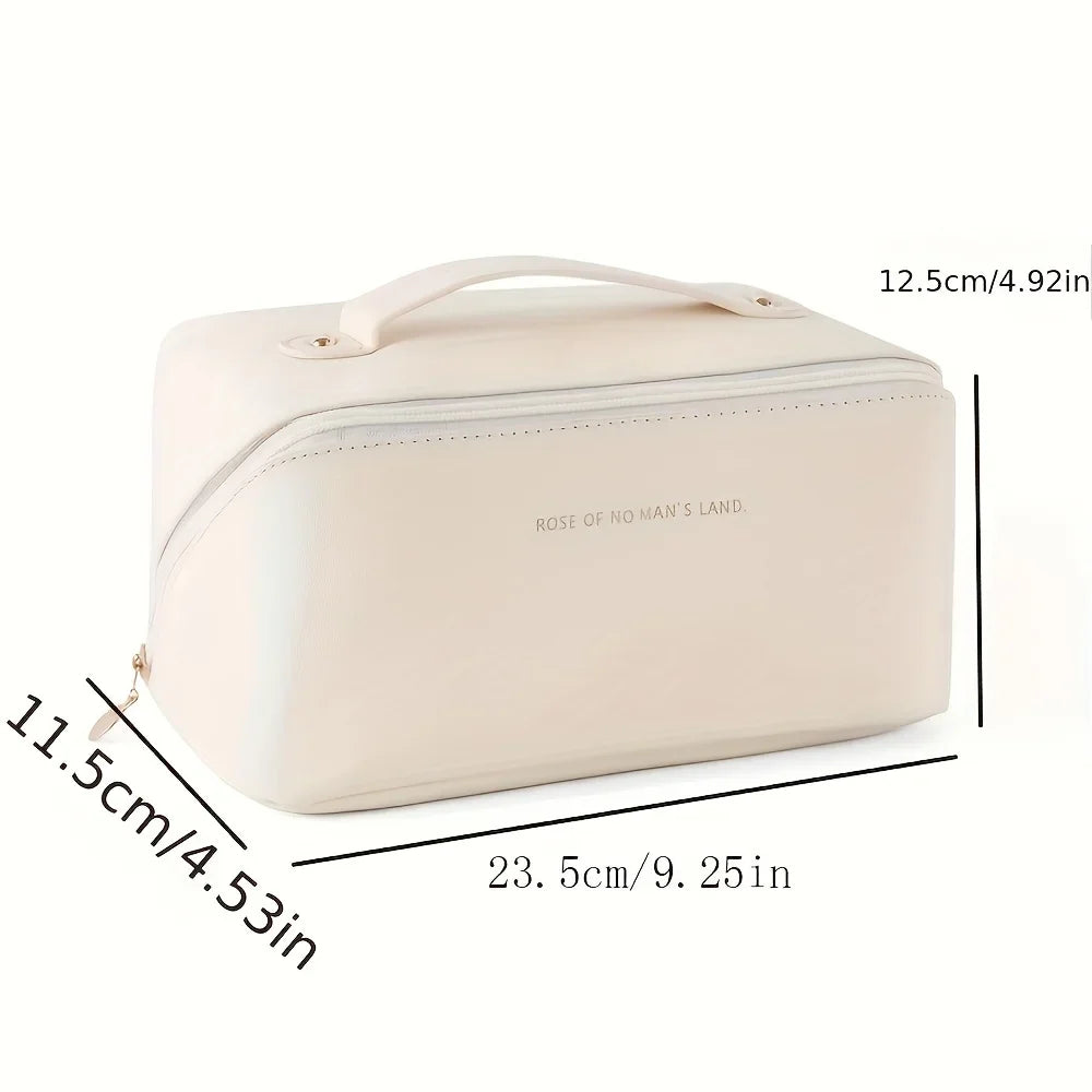 Luxury Makeup Organizer Bag for Women - Travel Toiletry Kit, Cosmetic Storage Case with Zipper