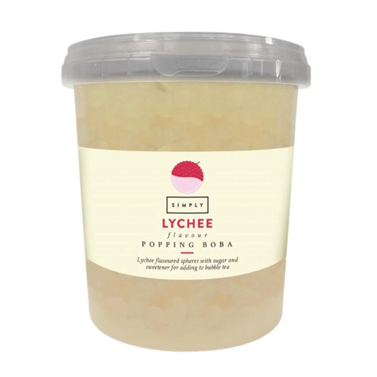 Lychee Popping Boba 870g - Pack Of 4