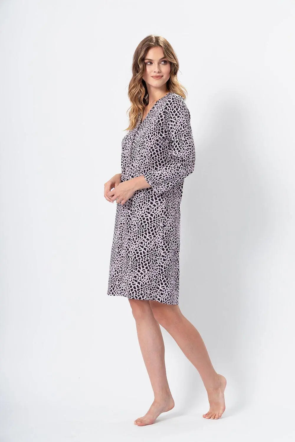M-Max leopard pattern womens shirt