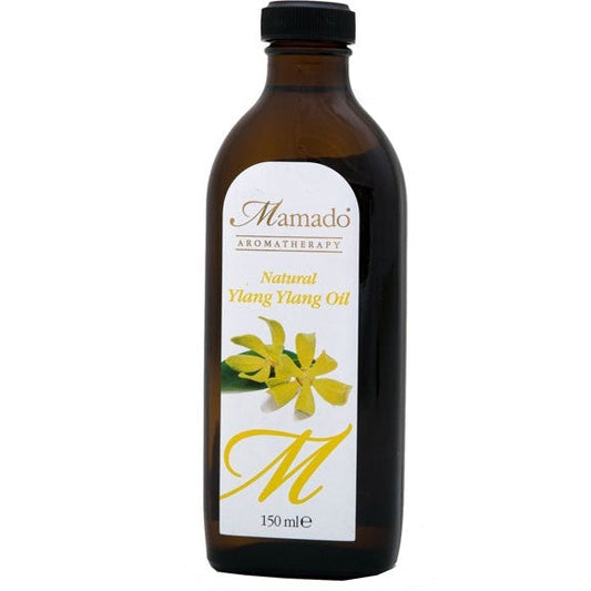 Mamado Natural Ylang Ylang Oil - Balancing & Soothing for Skin & Hair 150ml/5.07 oz