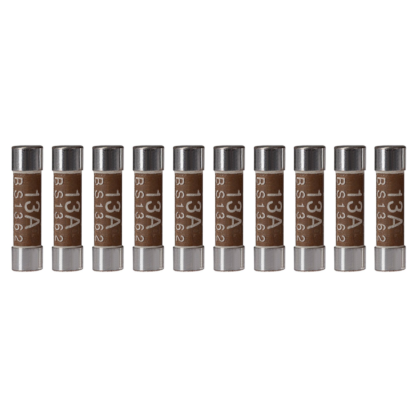 Maplin 13 Amp Plug Fuse BS1362 25.4 x 6.4mm - Pack of 10