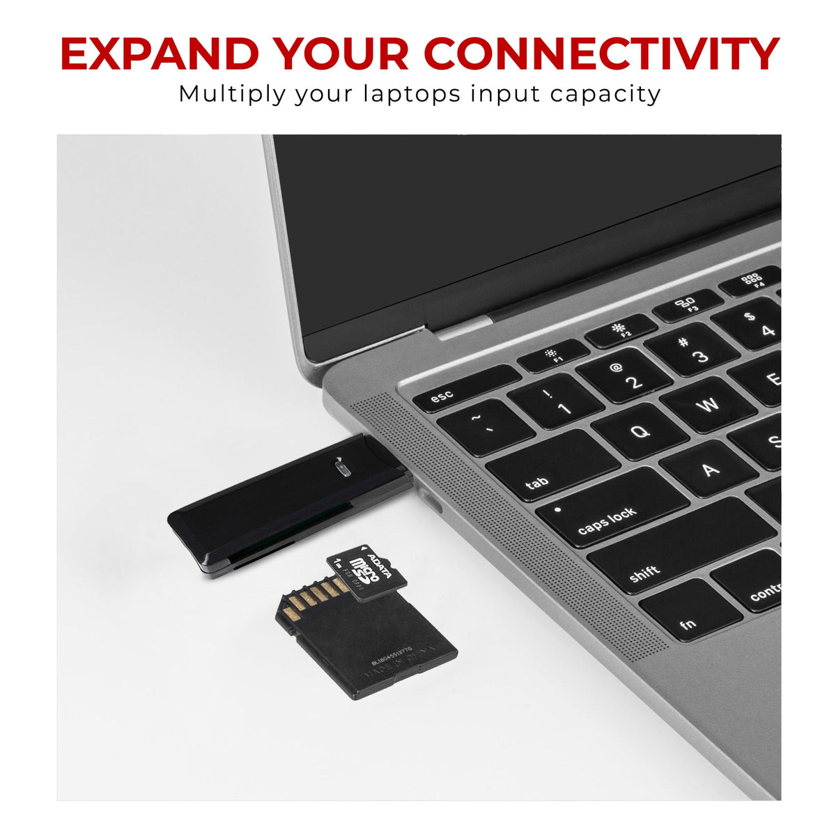 Maplin USB-A 2.0 SD Card Reader for SDXC / SDHC / MicroSDXC / MicroSDHC