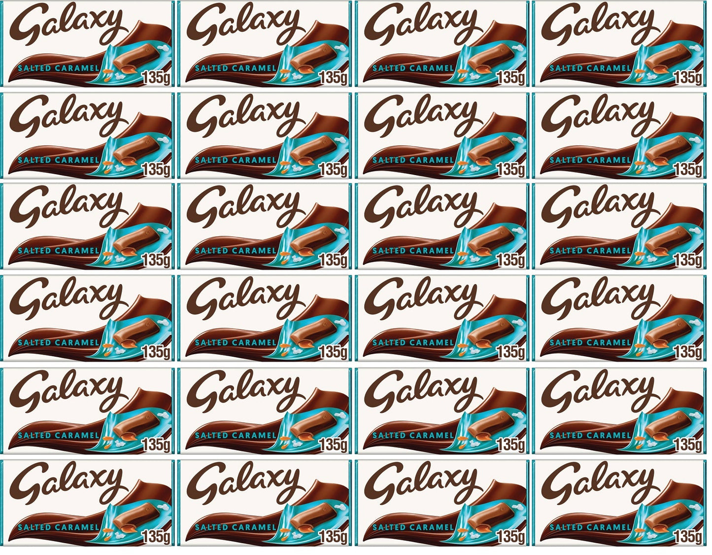 24 x Galaxy Salted Caramel Large Bar - 135GM