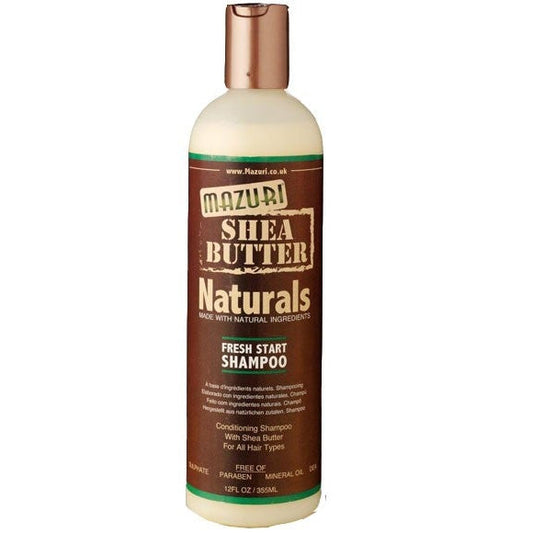 Mazuri Shea Butter Naturals Fresh Start Cleansing & Hydrating Shampoo for Natural & Dry Hair 355ml/12 oz