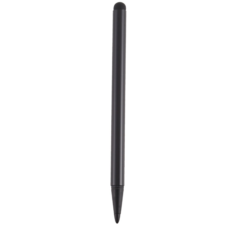 Resistive Capacitive Touch Screen Precision Touch Double Tip Stylus Pen(Black)