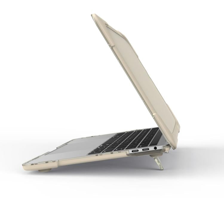 For Macbook Pro 13.3 inch (A1708) & with Touchbar (A1706) Laptop TPU + PC Folding Shockproof Protective Case with Holder, For Macbook Pro 13.3 inch with Touch Bar