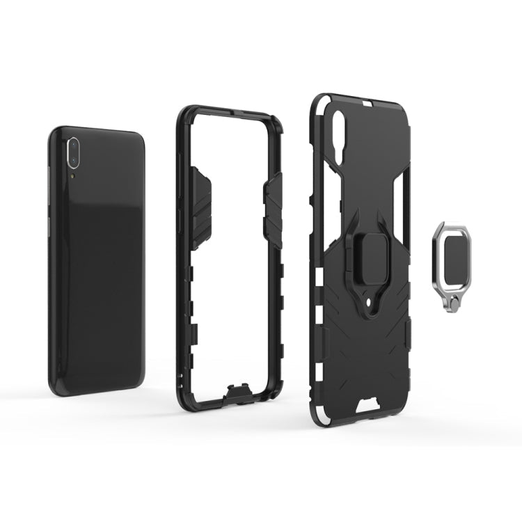 PC + TPU Shockproof Protective Case for Vivo Y97, with Magnetic Ring Holder, For Vivo Y97
