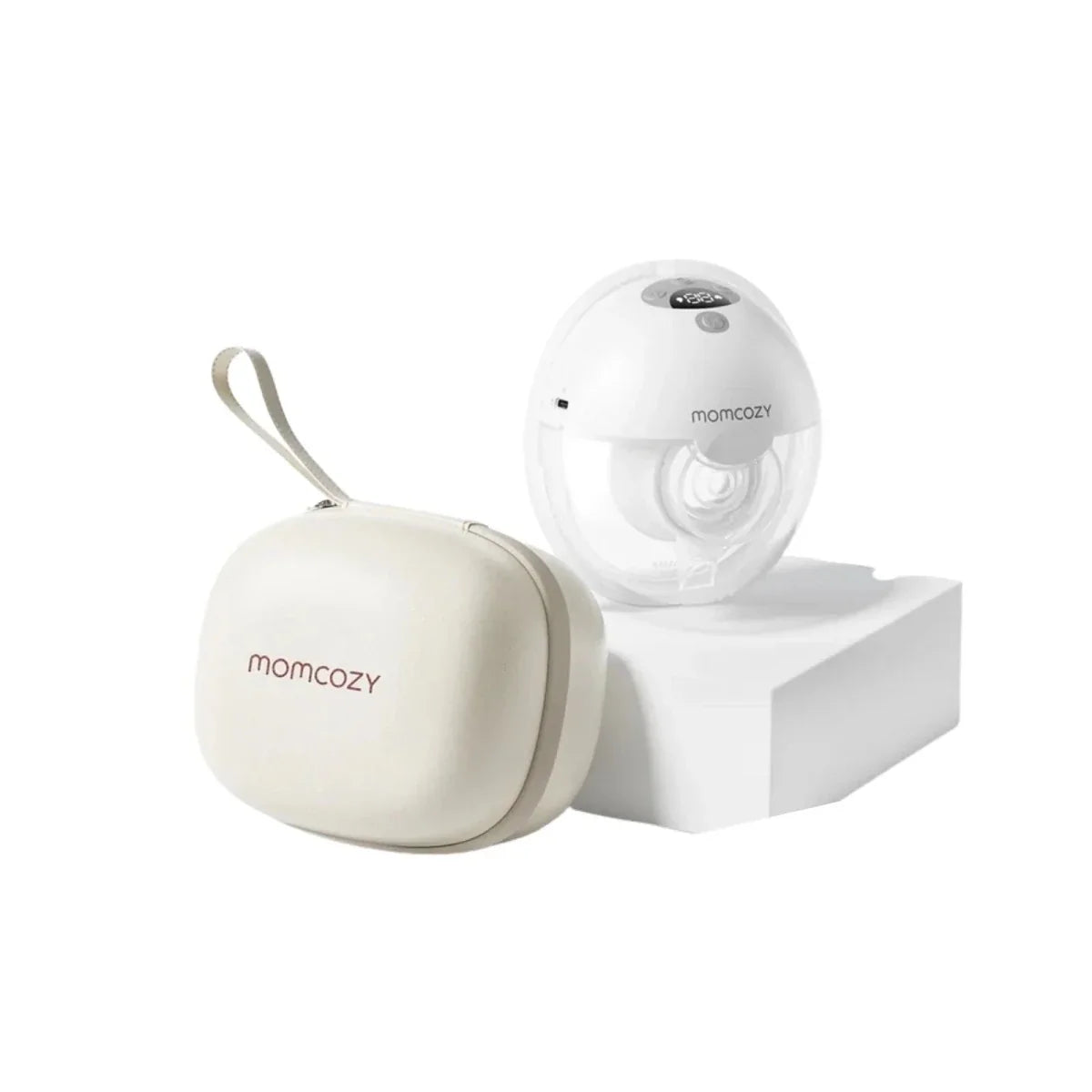 Momcozy M5 Smart Single Wearable Electric Breast Pump - Gray
