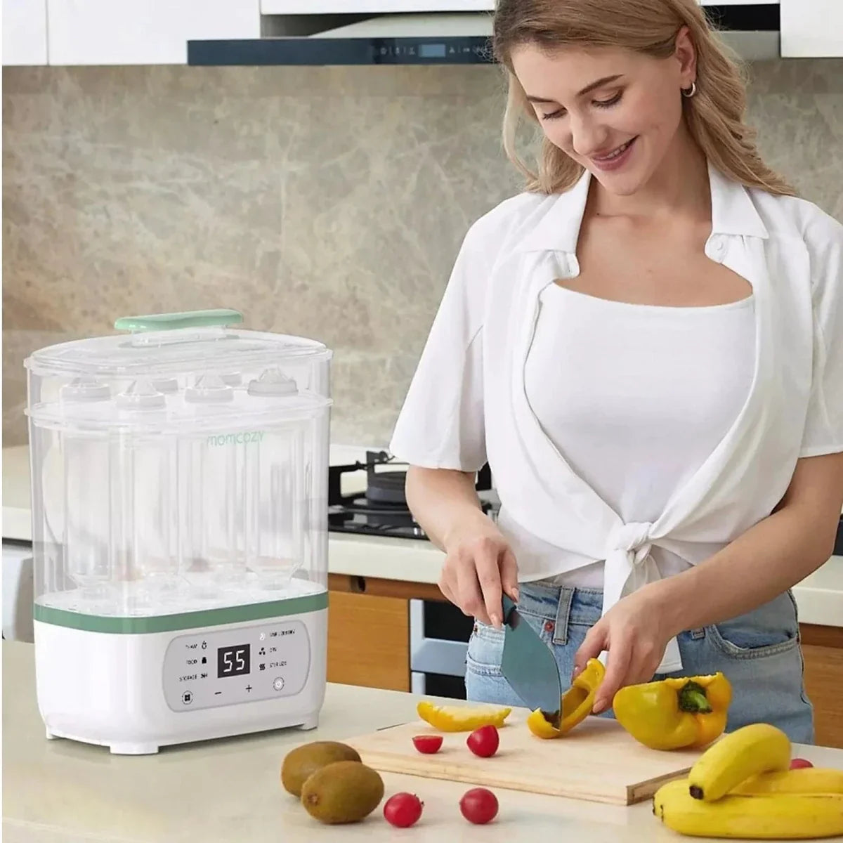 Momcozy 8-1 Bottle Steriliser & Dryer