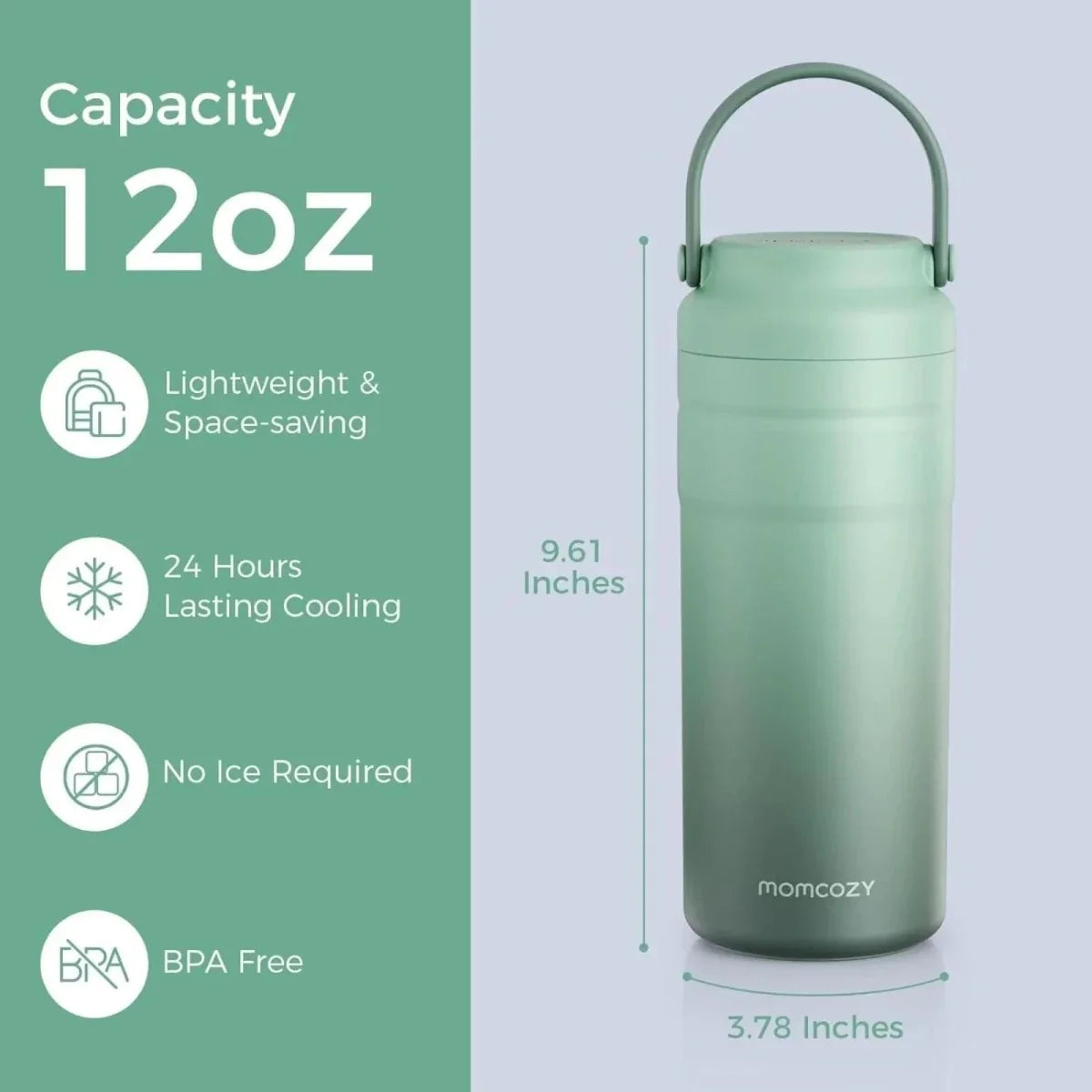 Momcozy Portable Breast Milk Cooler for Travel 12 oz