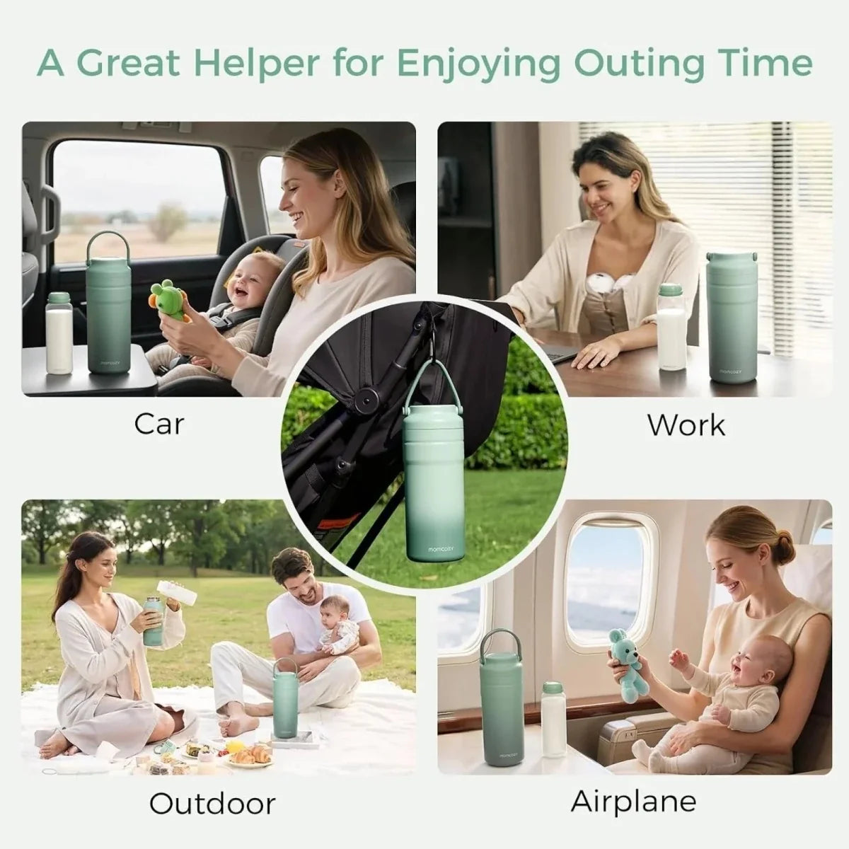 Momcozy Portable Breast Milk Cooler for Travel 12 oz
