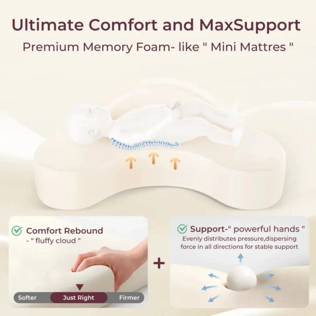 Momcozy Exclusive Memory Foam Nursing Pillow