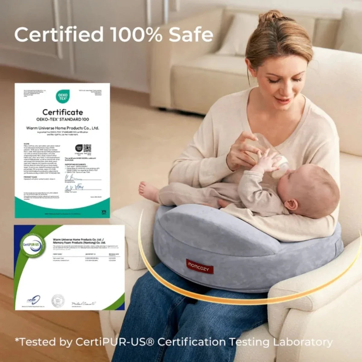Momcozy Exclusive Memory Foam Nursing Pillow