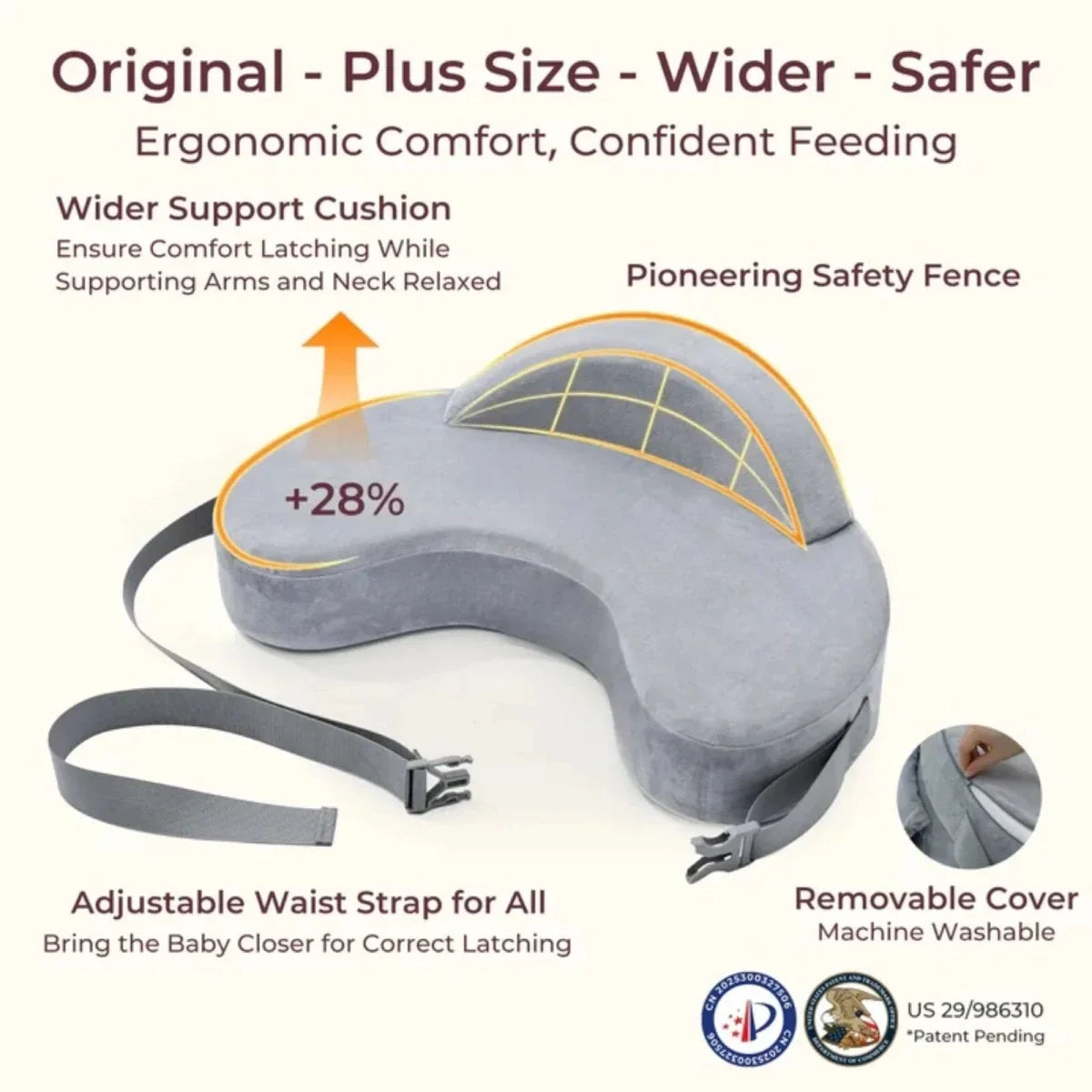 Momcozy Exclusive Memory Foam Nursing Pillow