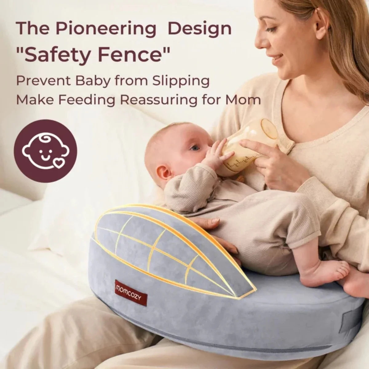 Momcozy Exclusive Memory Foam Nursing Pillow