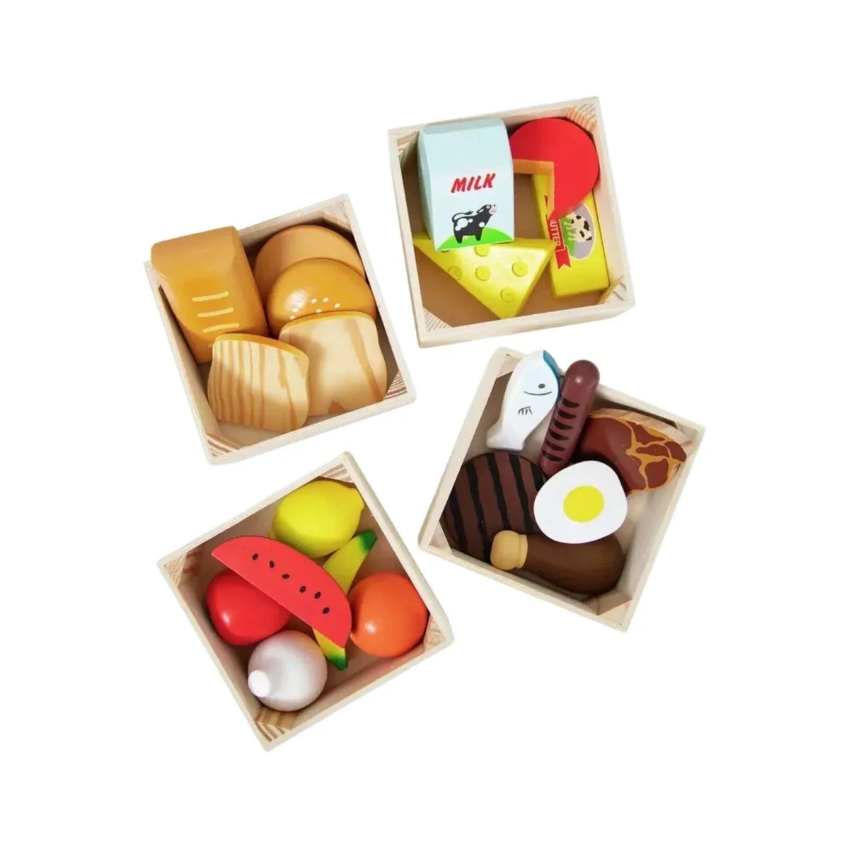 Melissa & Doug Wooden Food Set 21 pcs