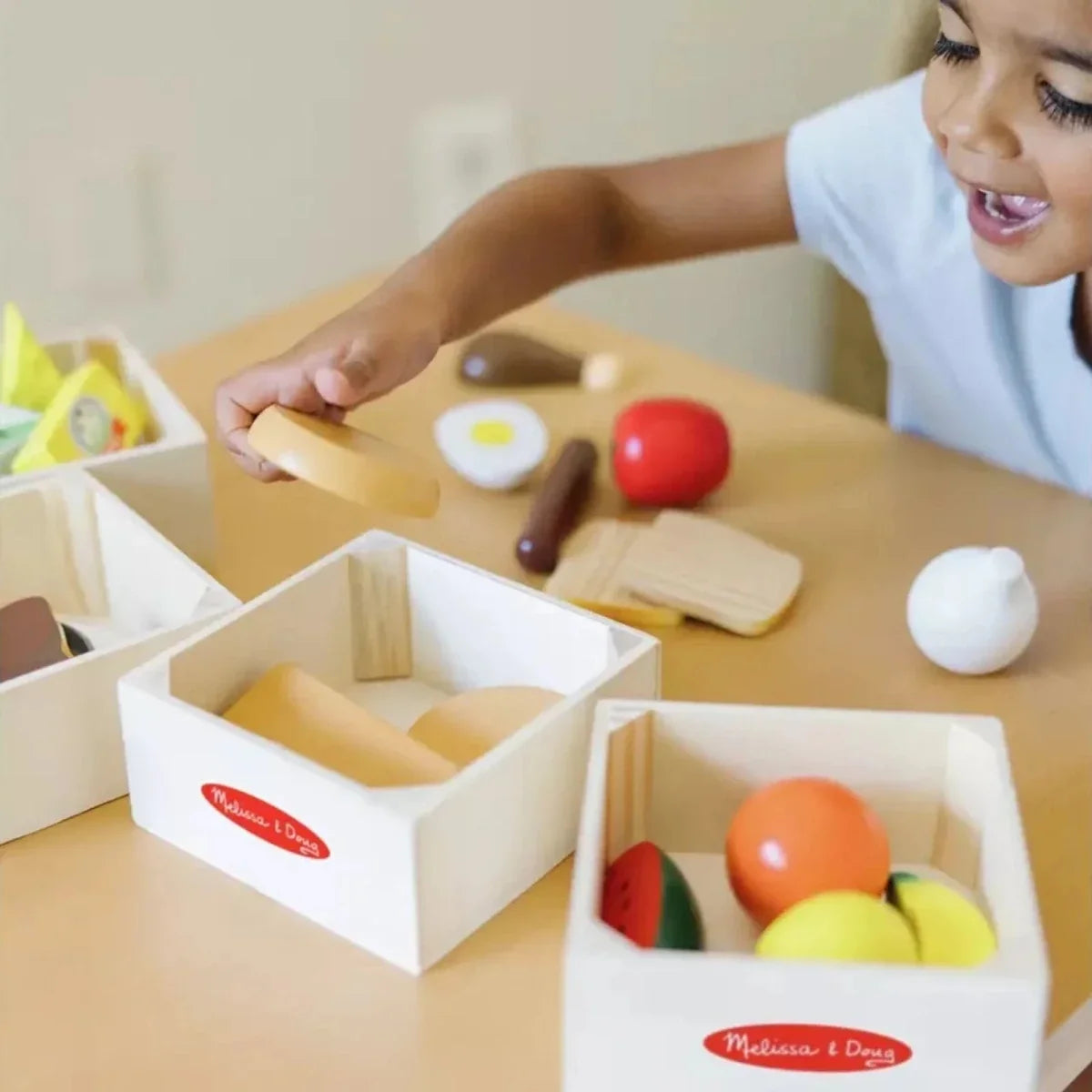 Melissa & Doug Wooden Food Set 21 pcs