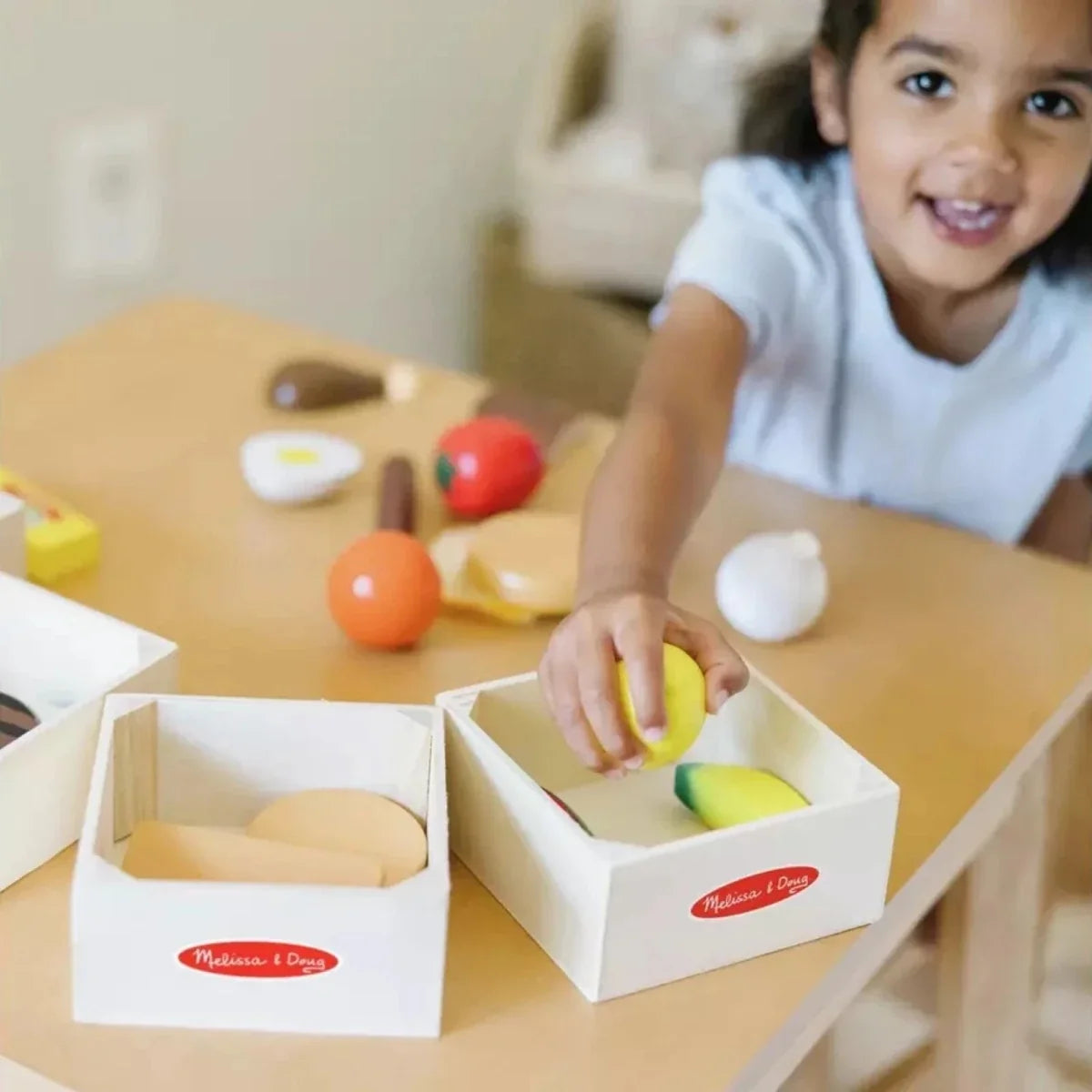 Melissa & Doug Wooden Food Set 21 pcs