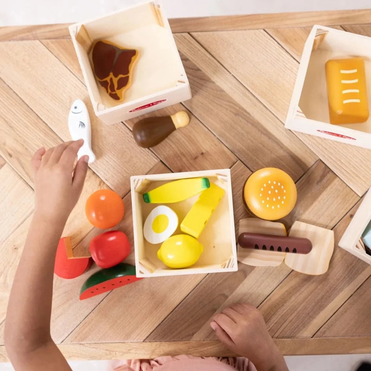 Melissa & Doug Wooden Food Set 21 pcs