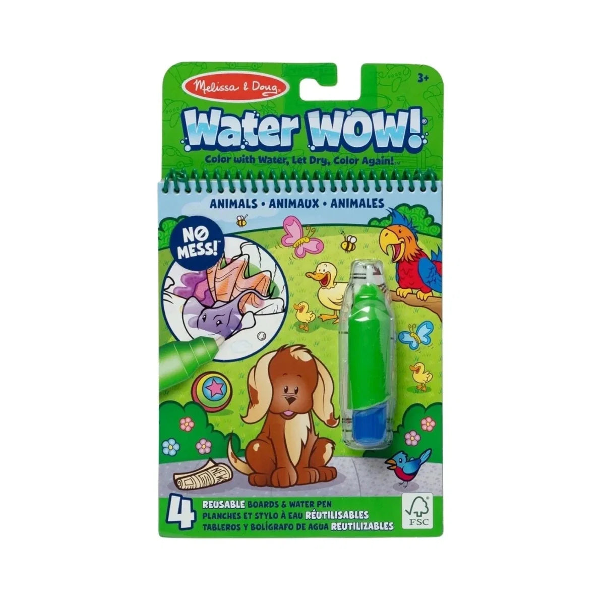 Melissa & Doug Water Wow Animals Coloring Book