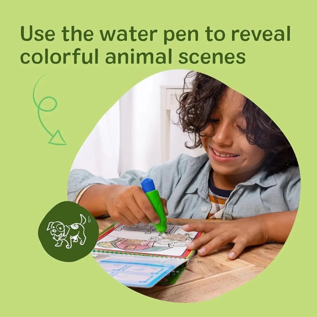 Melissa & Doug Water Wow Animals Coloring Book