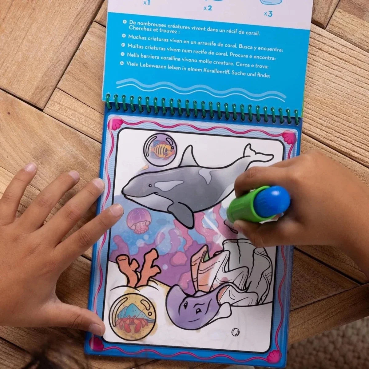 Melissa & Doug Water Wow Animals Coloring Book
