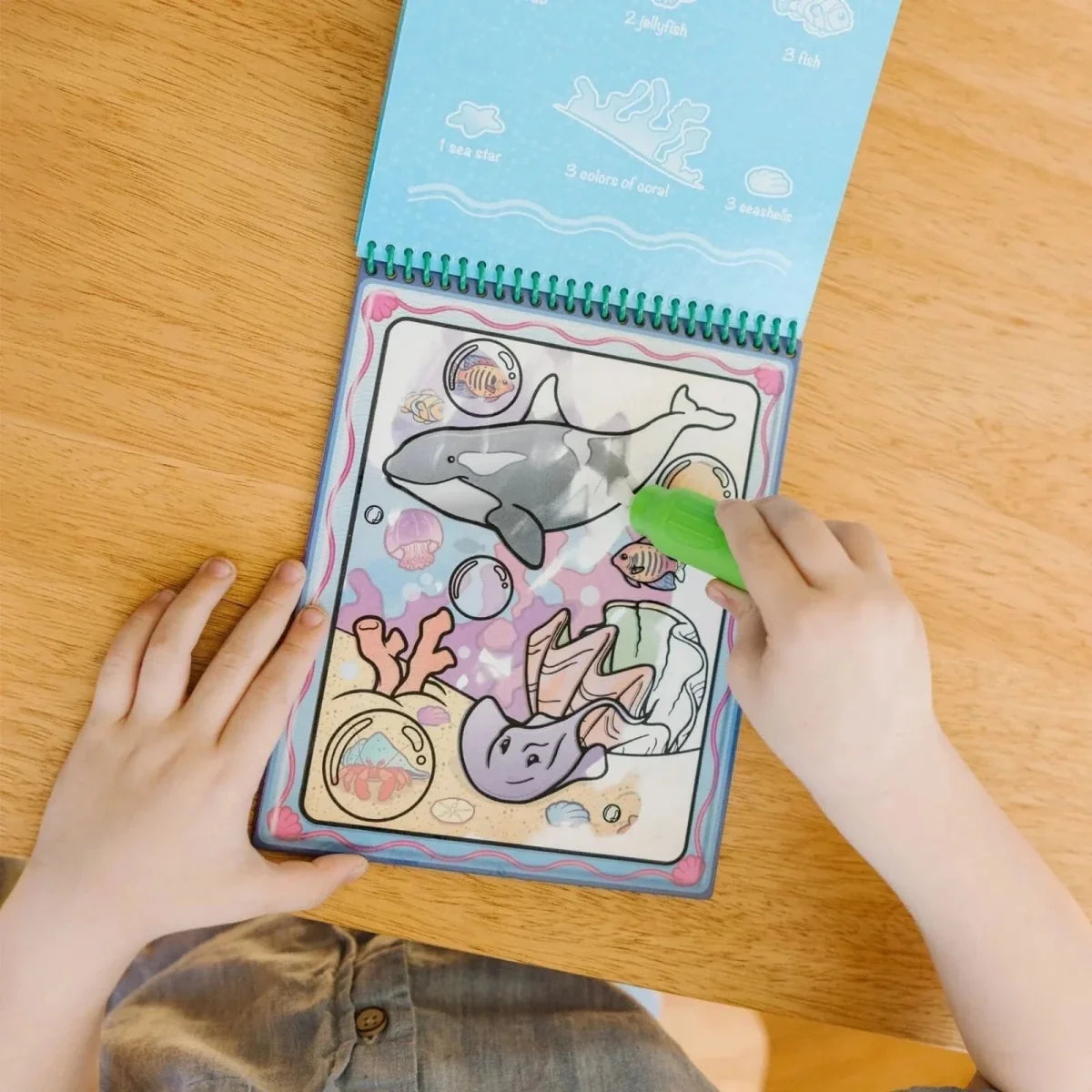 Melissa & Doug Water Wow Animals Coloring Book