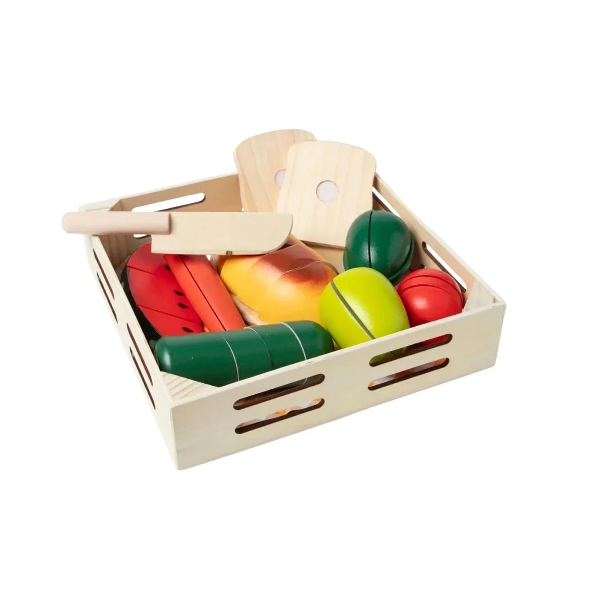 Melissa & Doug Wooden Cutting Food Play Set
