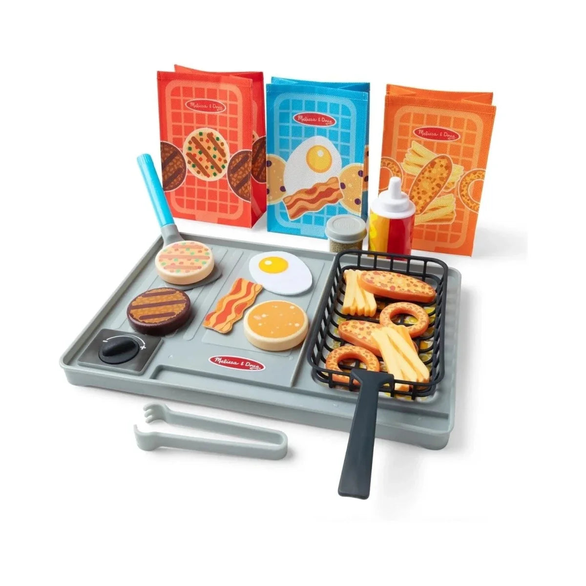 Melissa & Doug Flip & Fry Grill Play Set