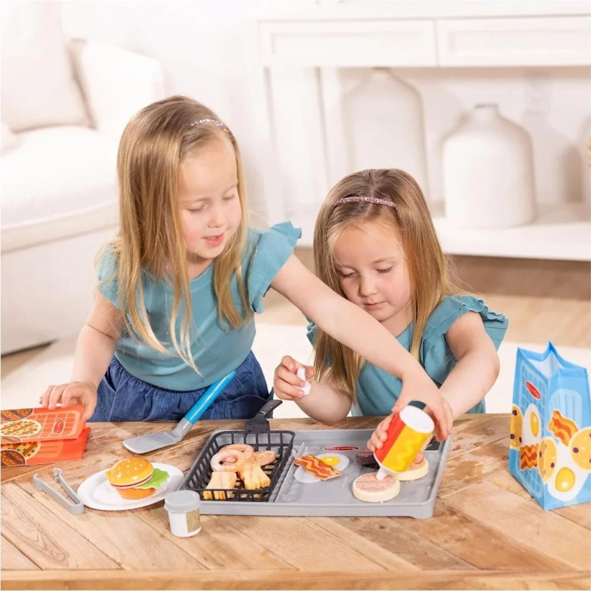 Melissa & Doug Flip & Fry Grill Play Set