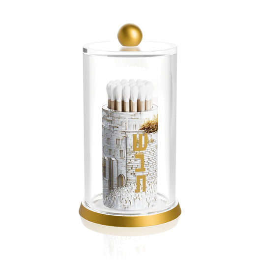 Elevated Stone Match Holder