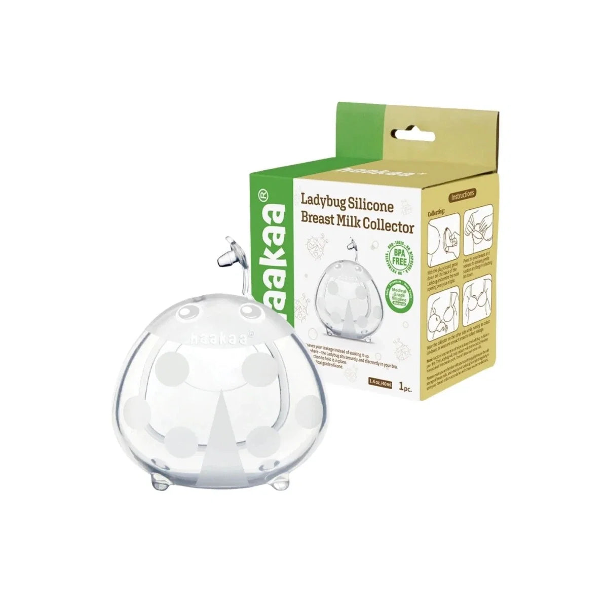 Haakaa Ladybug Silicone Breast Milk Collector 40ml