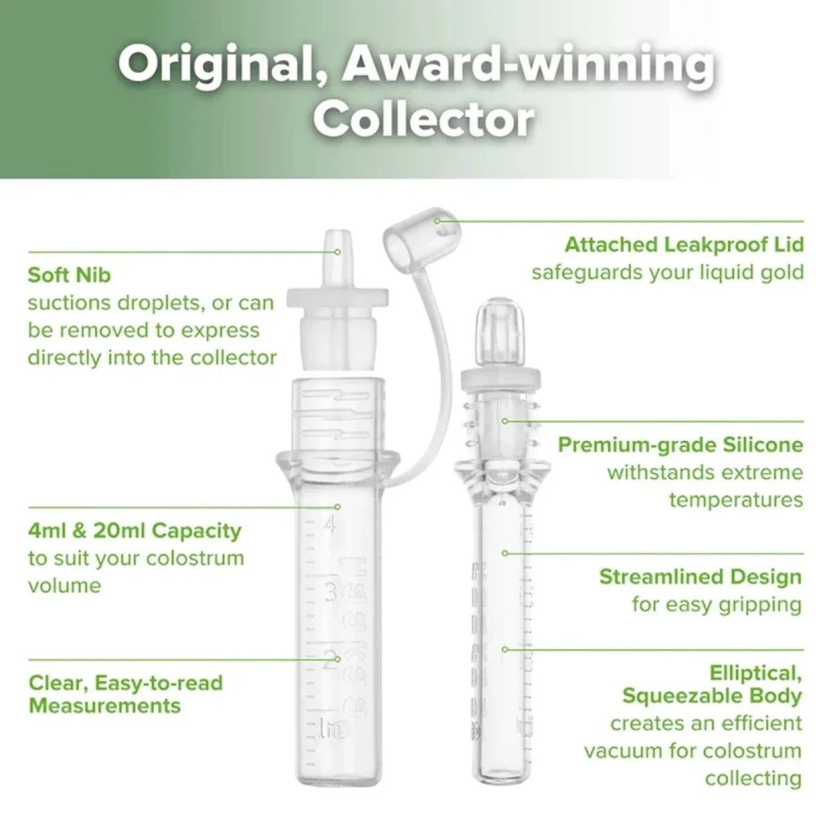 Haakaa Silicone Colostrum Collector Set