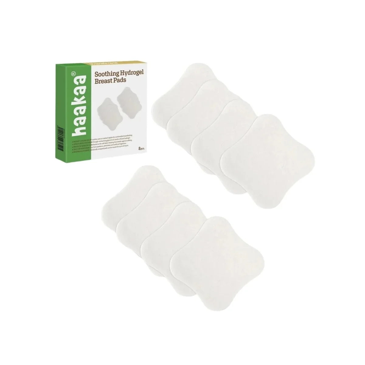 Haakaa Soothing Hydrogel Breast Pads Pack of 8