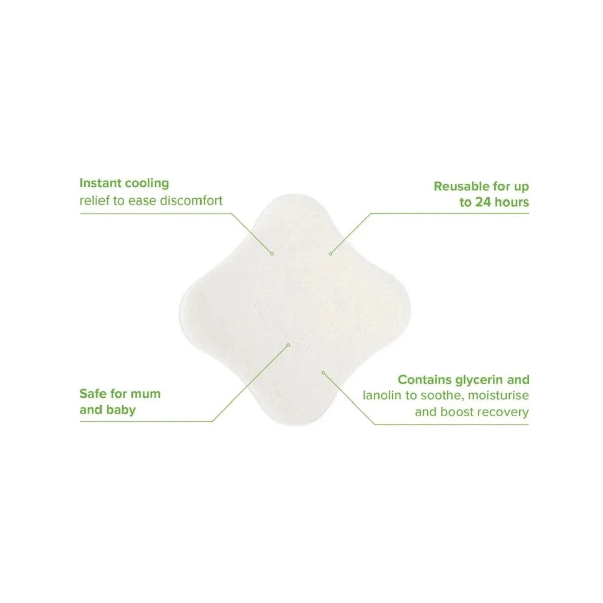 Haakaa Soothing Hydrogel Breast Pads Pack of 8