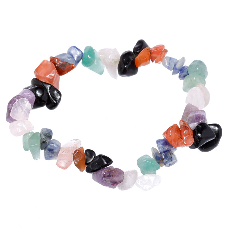 Gemstone Chip Beads Beaded Bracelet
