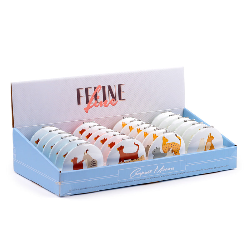 Feline Fine Cats (New) Compact Mirror