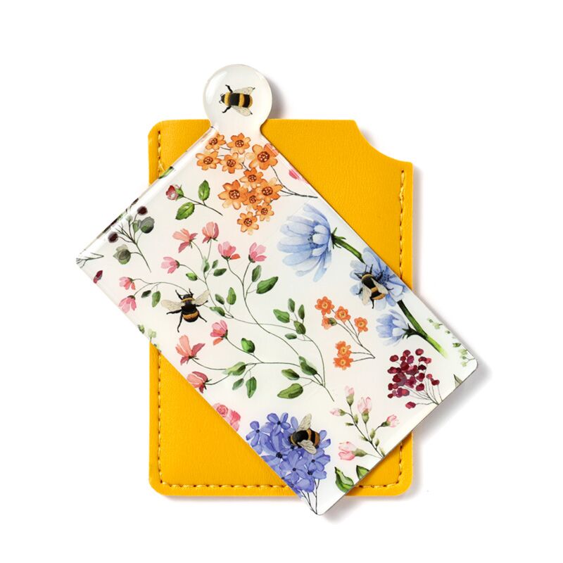 Pocket Mirror - Nectar Meadows Bee