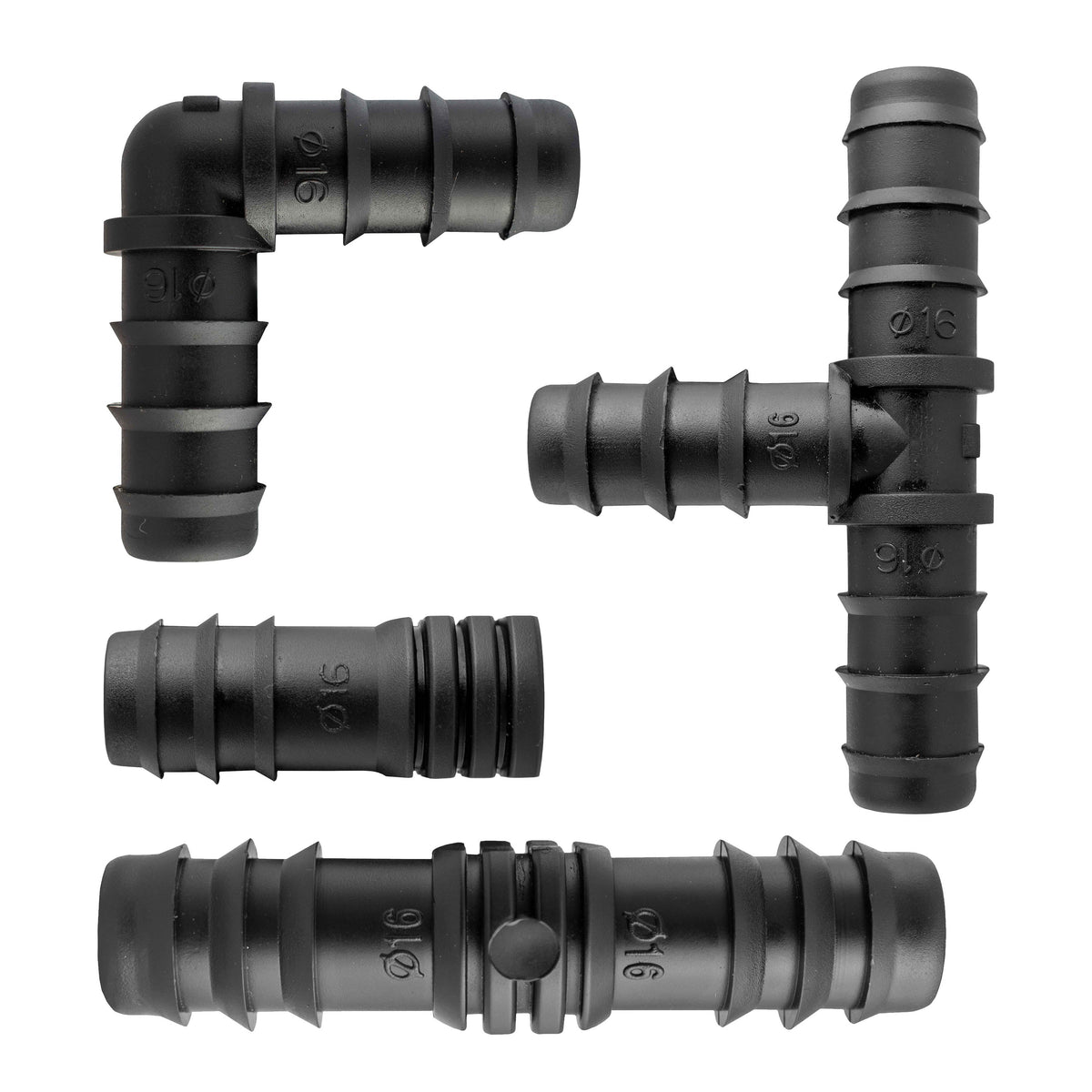 Mix 1/2" Barb Connectors HOZ15