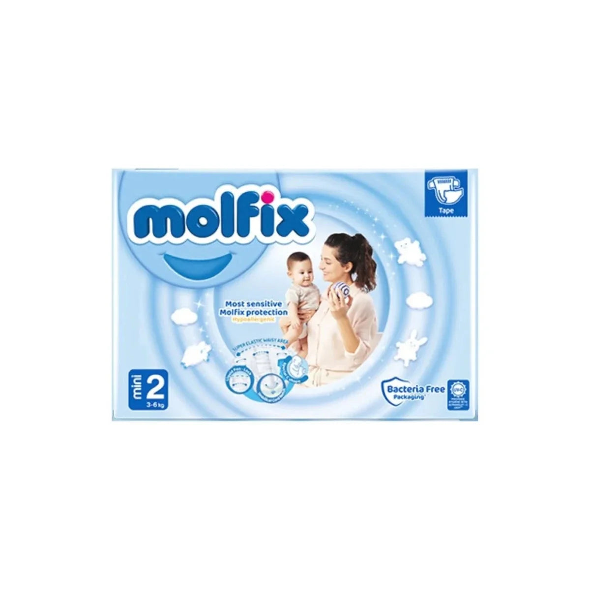Molfix Mini Size 2 - 80 nappies