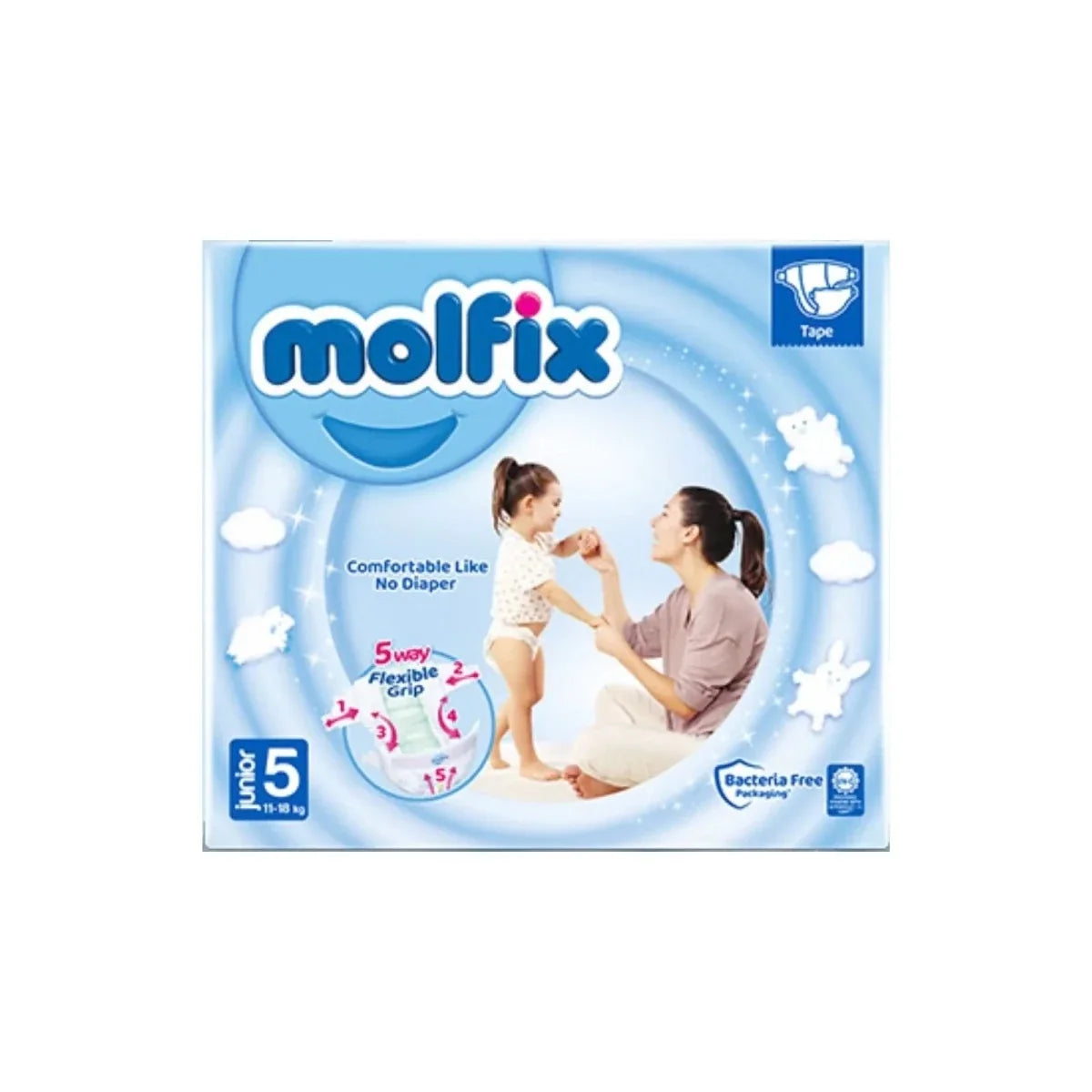 Molfix Junior Size 5 - 48 nappies