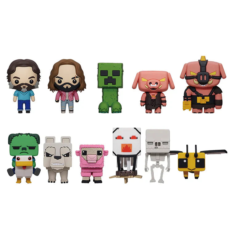 Minecraft Movie 3D Collectable Keychains