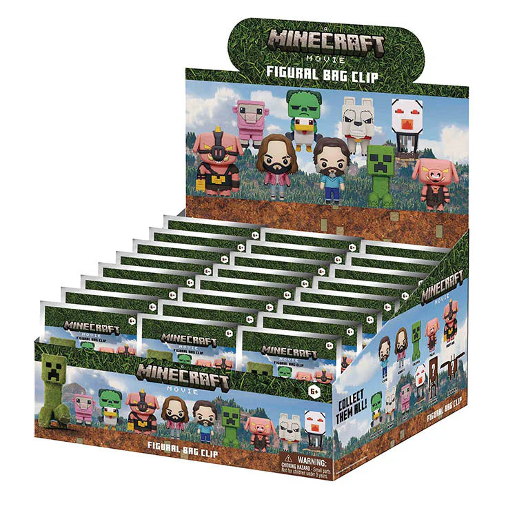 Minecraft Movie 3D Collectable Keychains