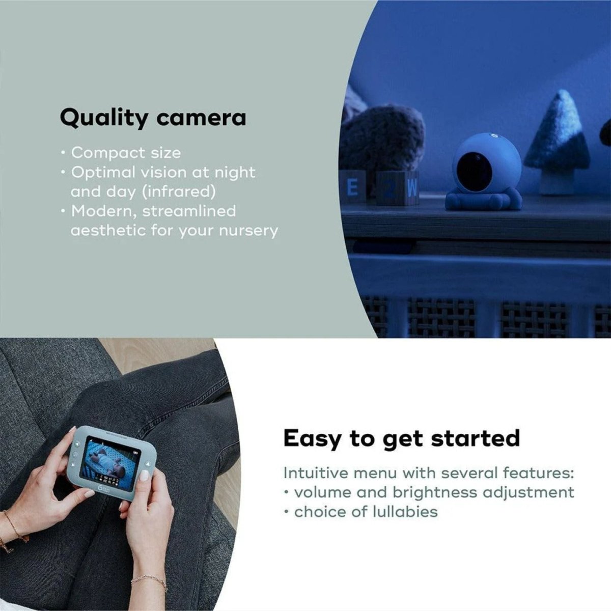 Babymoov Babyphone Yoo Roll Video Baby Monitor