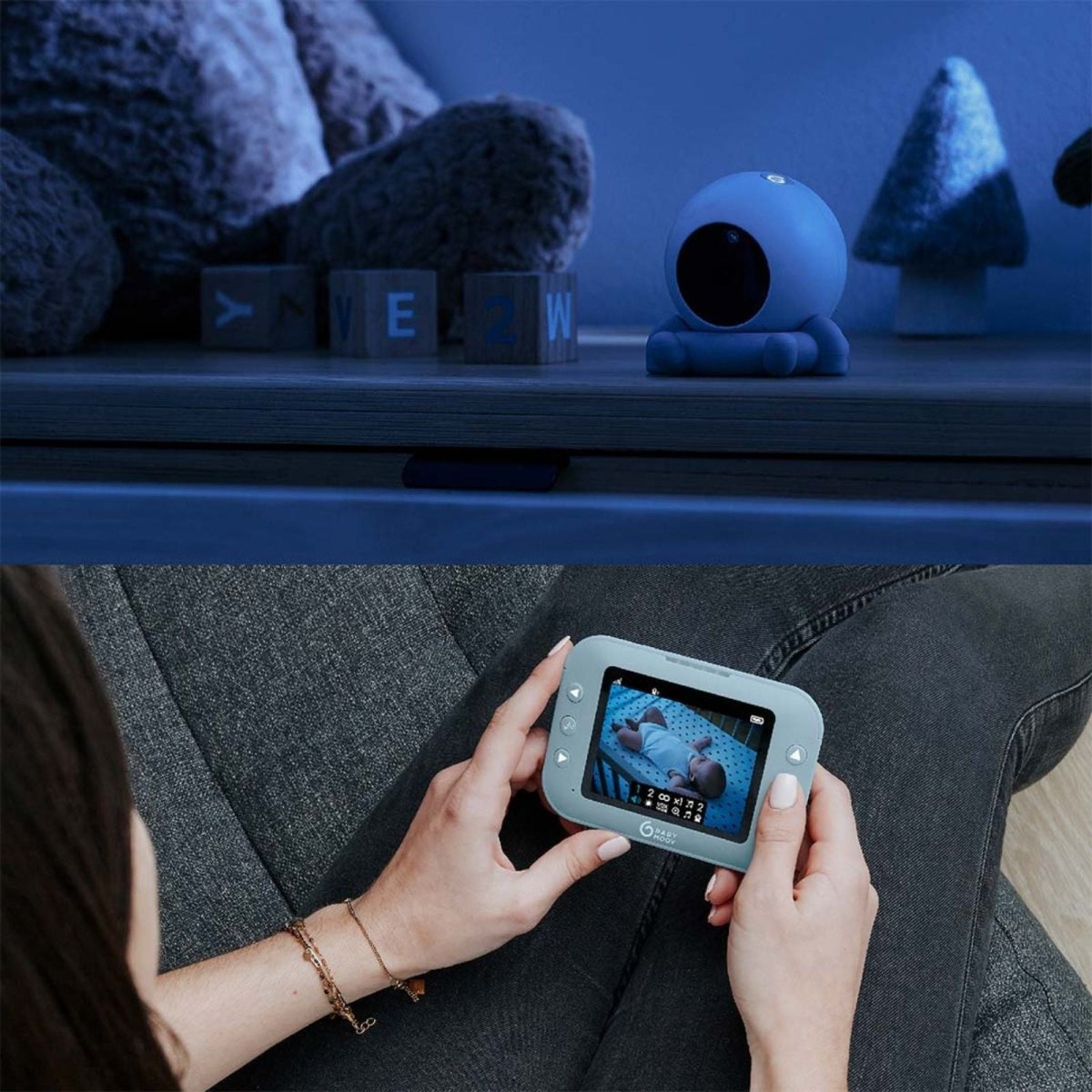 Babymoov Babyphone Yoo Roll Video Baby Monitor