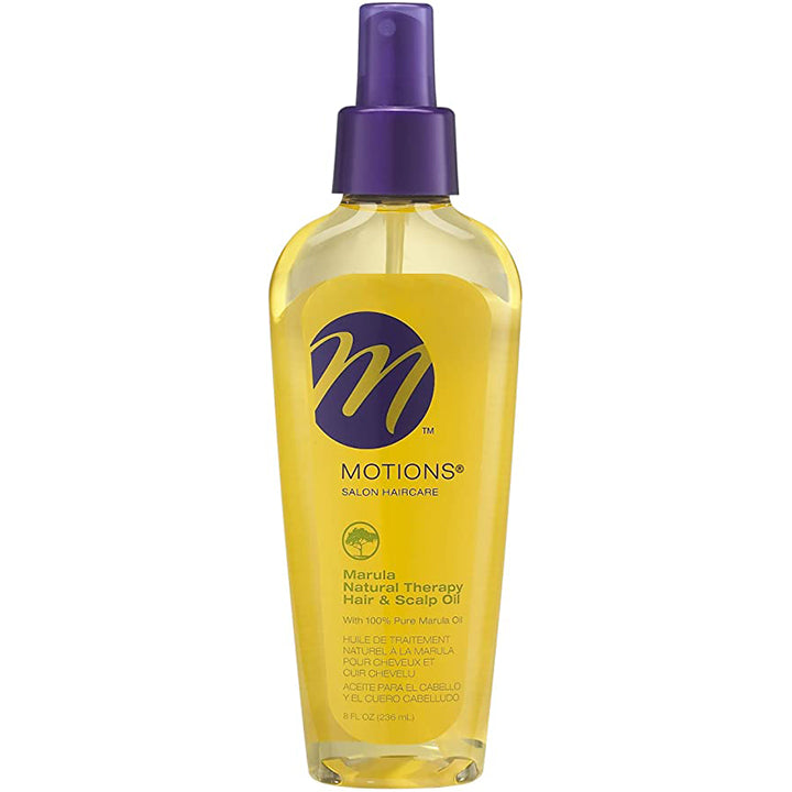 Motions Marula Natural Therapy Hair And Scalp Oil Nourishing & Strengthening for Healthy Hair 8 oz