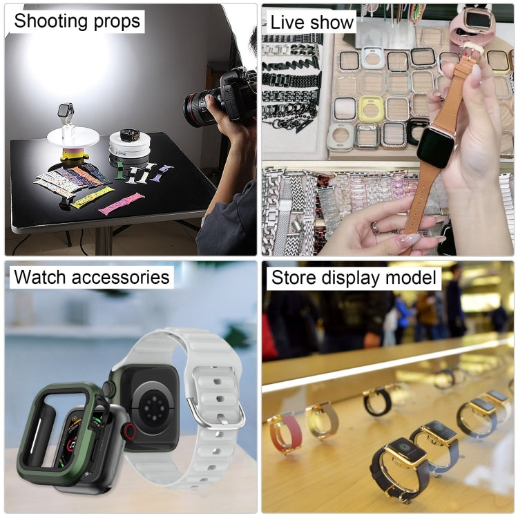 For Apple Watch Series 8 41mm Black Screen Non-Working Fake Dummy Display Model, For Photographing Watch-strap, No Watchband, 41mm, Black Screen, No Watchband, 41mm Black Screen, No Watchband, 41mm Black Screen , No Watchband