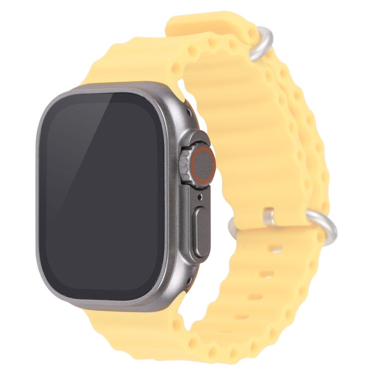 For Apple Watch Ultra 49mm Black Screen Non-Working Dummy Display Model, For Photographing Watch-strap, No Watchband, 49mm Black Screen,No Watchband (Silver)