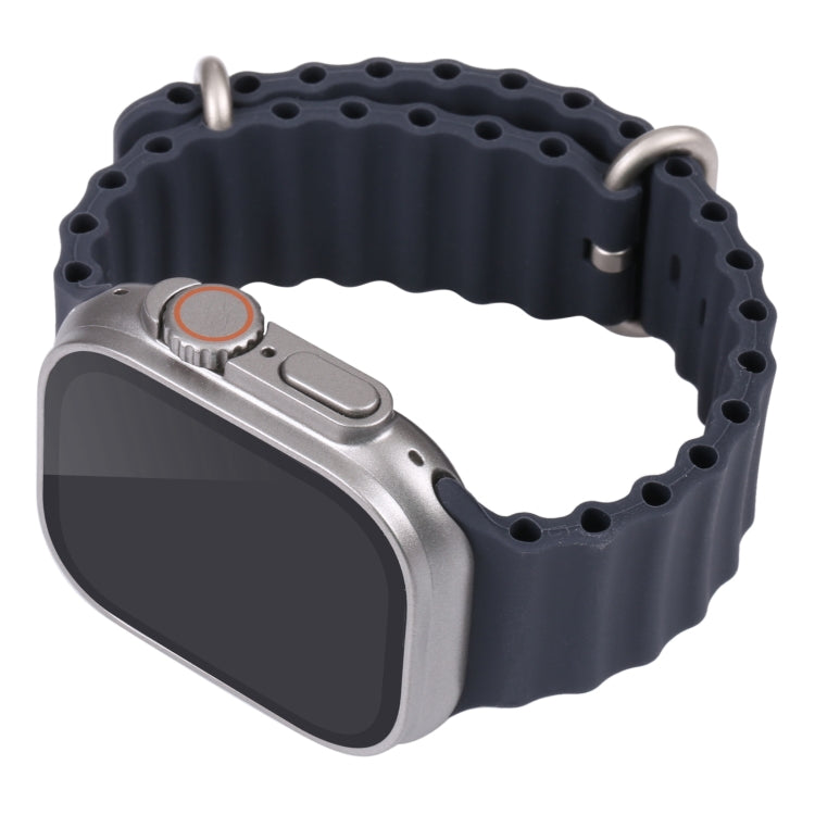 For Apple Watch Ultra 49mm Black Screen Non-Working Dummy Display Model, 49mm Black Screen (Dark Blue), 49mm Black Screen (White), 49mm Black Screen (Yellow)